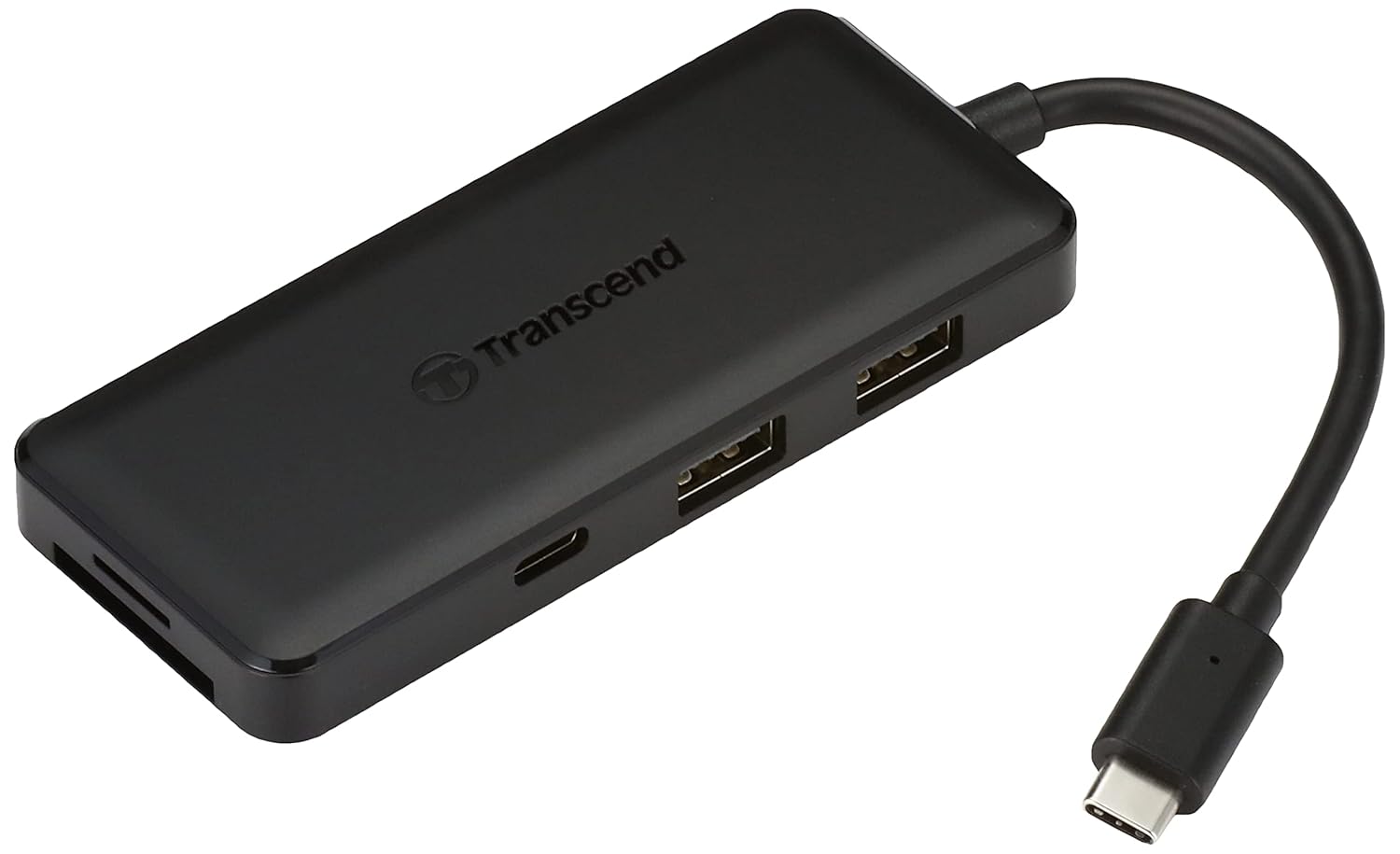 Transcend USB 3.1 Gen 2 Interface 6-in-1 USB Type-C Hub, Up to 10Gb/S Transfer Rates Black - TS-HUB5C Port Transcend USB 3.1 Gen 2 Interface 6-in-1 USB Type-C Hub, Up to 10Gb/S Transfer Rates Black - TS-HUB5C Port